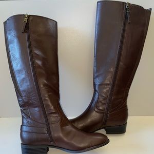 Chaps Galyn Long Brown Boots size 9